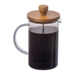 Filtru cafea/ceai cu capac din bambus - 8264066, Mixt
