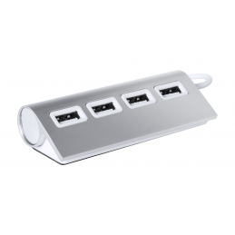 Wudge. Hub USB din aluminiu...