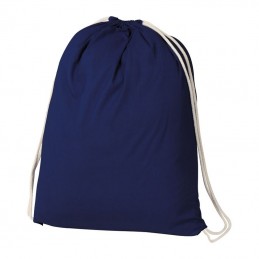 Rucsac sport Budapest bumbac (140g/m²). - 002444, Albastru Inchis