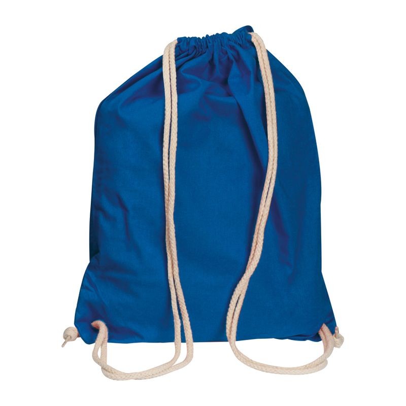 Rucsac Carlsbad. Rucsac sport din material de bumbac (140g/m²). - 002604, Albastru Rucsac Carlsbad. Rucsac sport din material de bumbac (140g/m²). - 002604, Albastru