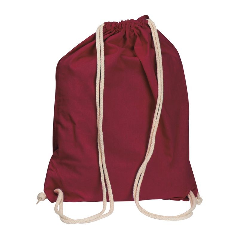 Rucsac Carlsbad. Rucsac sport din material de bumbac (140g/m²). - 002602, Bordeaux