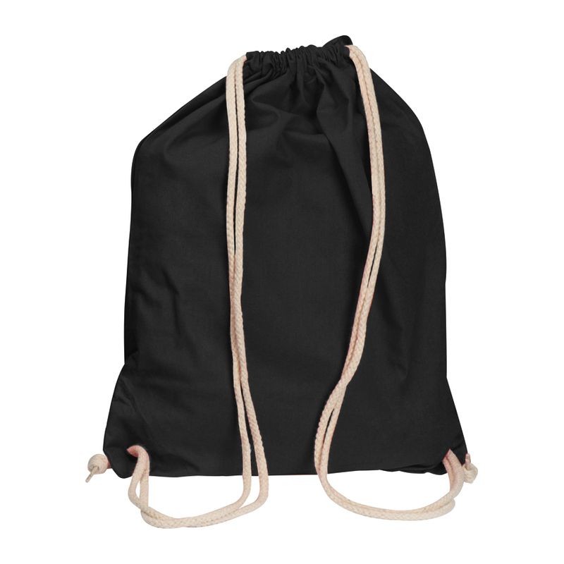 Rucsac Carlsbad. Rucsac sport din material de bumbac (140g/m²). - 002603, Negru