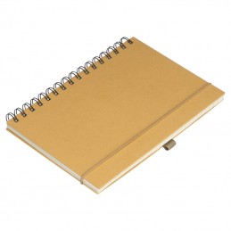 Notes Silkeborg spiralat si liniat - 321713, Beige