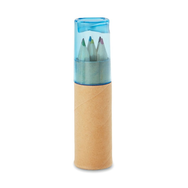 PETIT LAMBUT - 6 creioane în tub              MO8580-23, Transparent blue