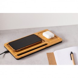 Desk pad cu încărcare wireless - 149913, Beige