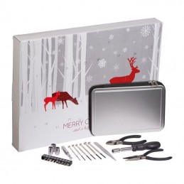 Calendar advent Leirvik cu set de unelte - 062107, Gri