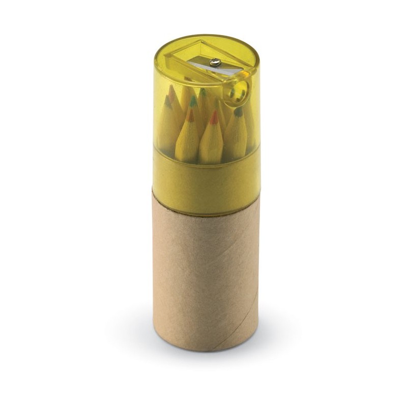 LAMBUT - 12 creioane colorate în tub KC6230-28, Transparent yellow LAMBUT - 12 creioane colorate în tub KC6230-28, Transparent yellow