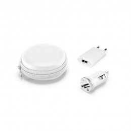 Newton. Set adaptor USB - 97312, Alb