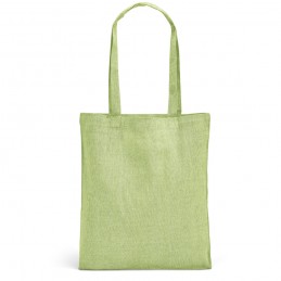 RYNEK. Geantă cu bumbac reciclat (140 g/m²) și mânere de 65 cm - 92920, Verde deschis