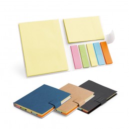 LEWIS. Sticky notes cu 7 seturi (25 foi fiecare set) cu coperta de carton - 93426, Albastru