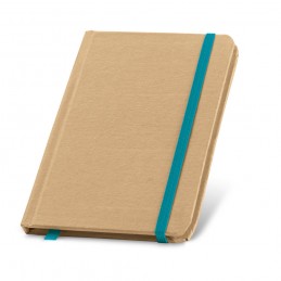FLAUBERT. Notepad de buzunar, cu 160 de pagini reciclate simple și coperta tare - 93709, Albastru deschis