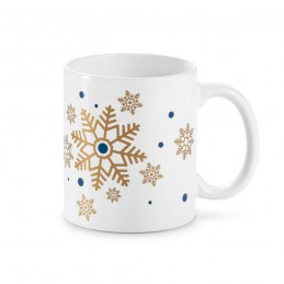 DIERDORFF. Cană ceramică cu decoratiune de Crăciun - 93824, Auriu