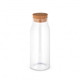 JASMIN 1   . Sticlă borosilicată cu capac din plută - 94236, Natural