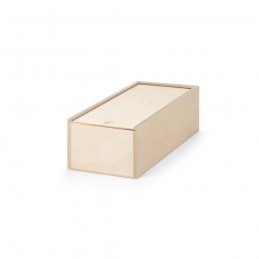 BOXIE WOOD M. Cutie din placaj FSC cu capac glisant, din același material - 94941, Natural deschis