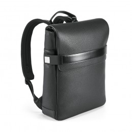 EMPIRE BACKPACK. Cu piele sofisticată pentru rucsac PU - 92680, Negru