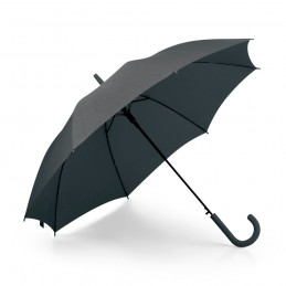 . Umbrelă din poliester cu deschidere automată și mâner din plastic, 8 panouri - 11027, Negru
