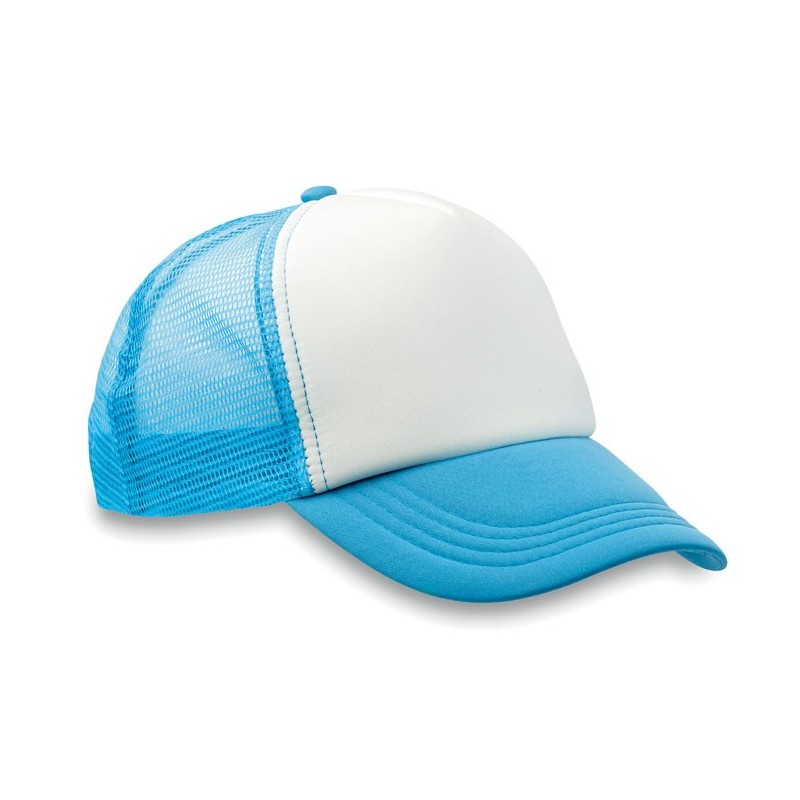 TRUCKER CAP - Şapcă din poliester (plasă, în MO8594-12, Turquoise TRUCKER CAP - Şapcă din poliester (plasă, în MO8594-12, Turquoise