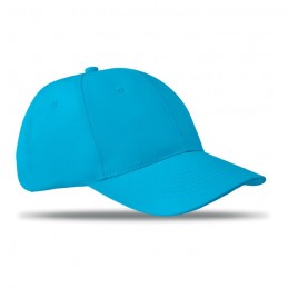 BASIE - Șapcă cu 6 panele              MO8834-12, Turquoise