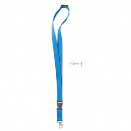 LANY - Lanyard cu agăţătoare metalică MO8595-12, Turquoise