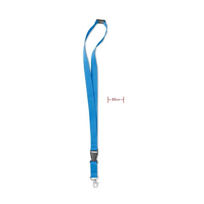 LANY - Lanyard cu agăţătoare metalică MO8595-12, Turquoise