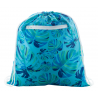 CreaDraw Zip. Rucsac cu cordon, personalizat, cu buzunar frontal, din poliester 190T - alb, AP718540-01
