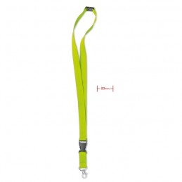 LANY - Lanyard cu agăţătoare metalică MO8595-48, Lime