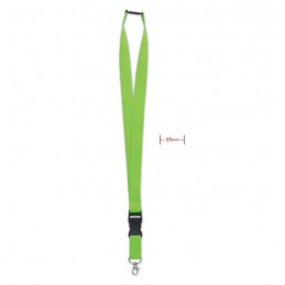 WIDE LANY - Lanyard, cârlig metalic 25mm.  MO9661-48, Lime