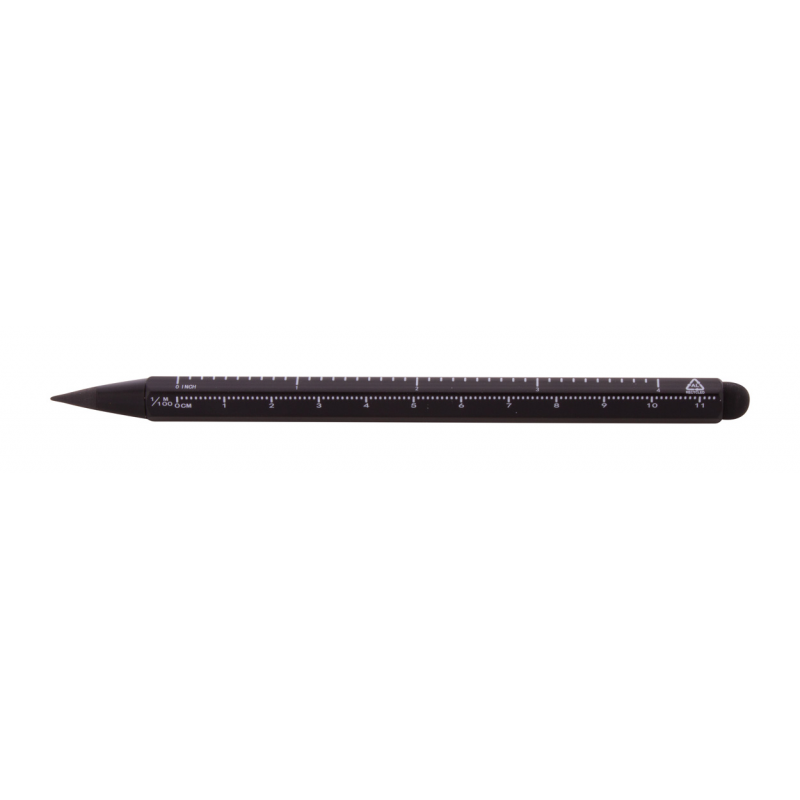 Ruloid. creion fără mină, cu riglă, AP800493-10 - negru