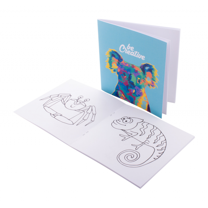 ColoBook. carte de colorat personalizata, animale, AP716555-A - alb ColoBook. carte de colorat personalizata, animale, AP716555-A - alb