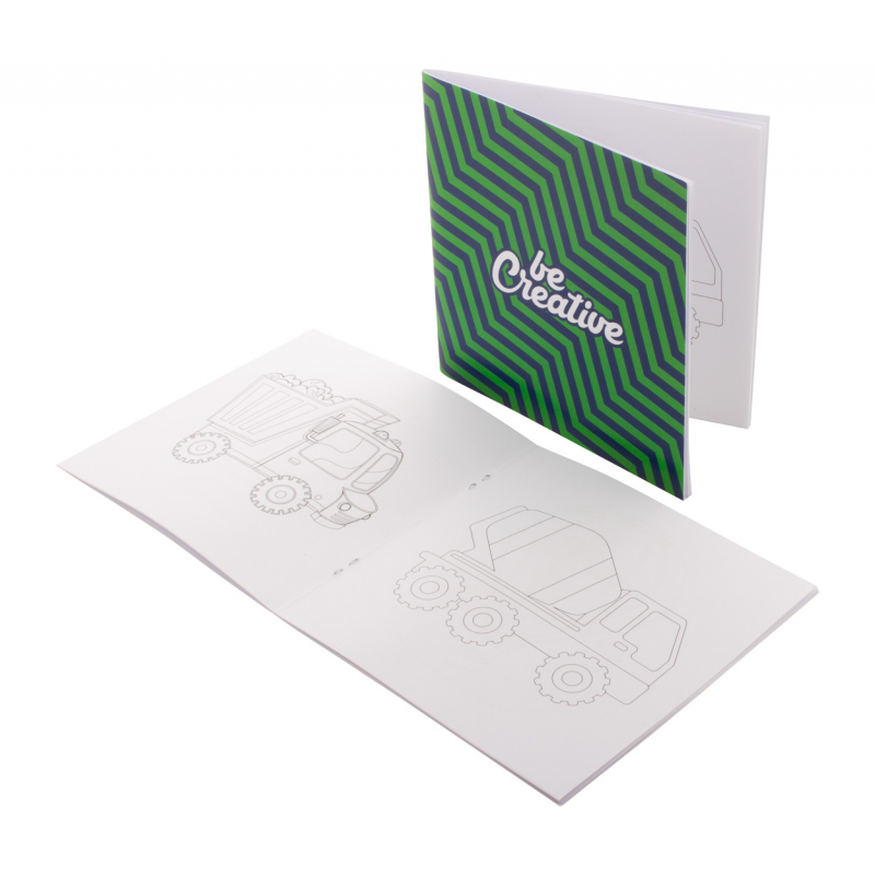 ColoBook. carte de colorat personalizata, vehicule, AP716555-B - alb