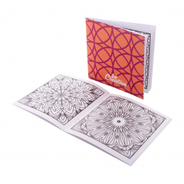 ColoBook. carte de colorat personalizata, mandala, AP716555-D - alb