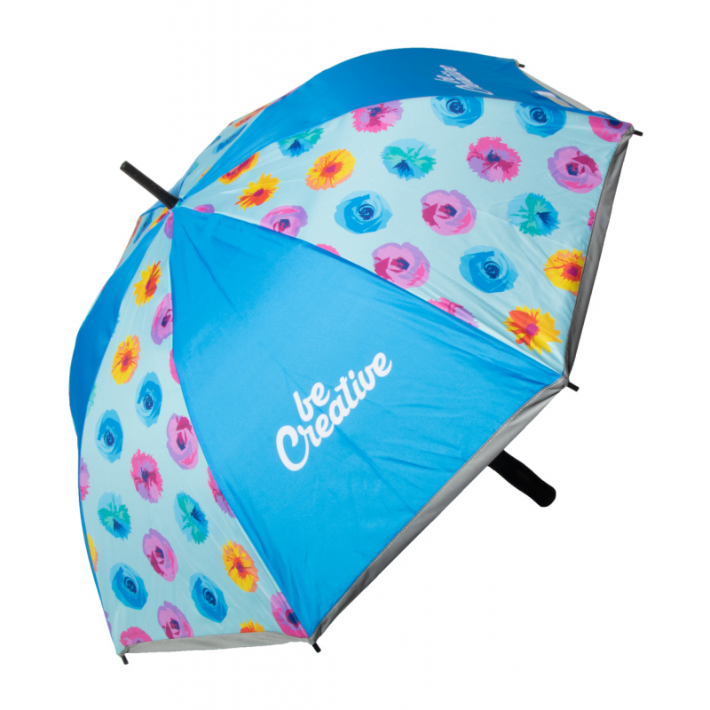 CreaRain Reflect. umbrelă reflectorizantă, personalizată, AP716570 - alb