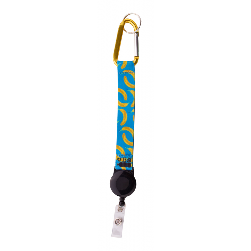 Subiner YoYo RPET. breloc personalizat, AP716567-02 - galben Subiner YoYo RPET. breloc personalizat, AP716567-02 - galben