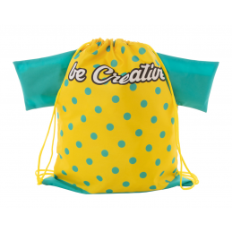 CreaDraw T. rucsac cu șnur, personalizat, AP716627-02 - galben