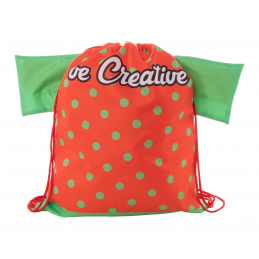 CreaDraw T. rucsac cu șnur, personalizat, AP716627-05 - roșu