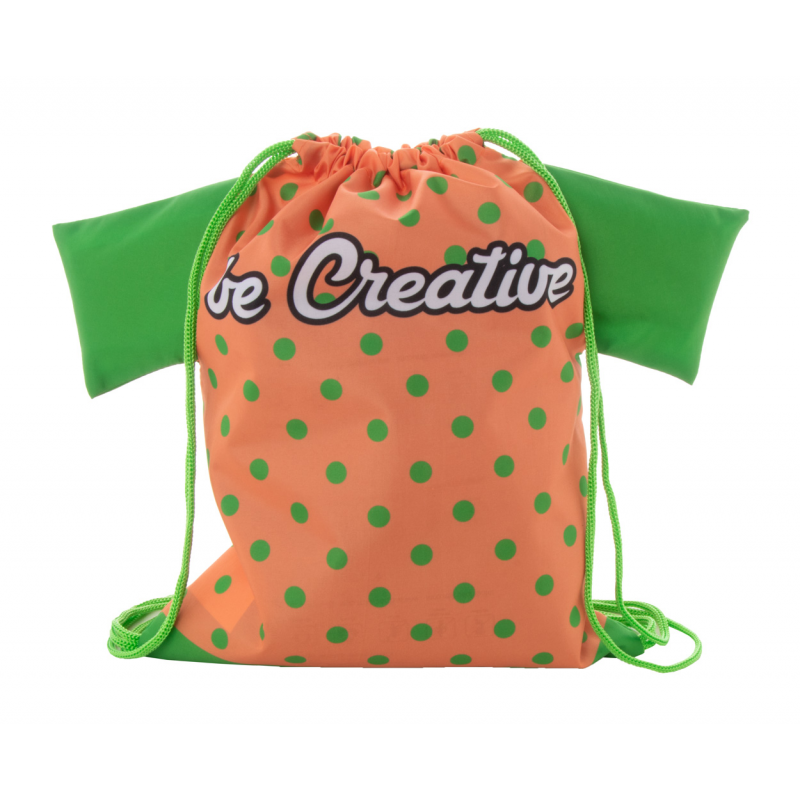 CreaDraw T Kids. Rucsac cu șnur, pentru copii, personalizat, AP716552-07 - verde