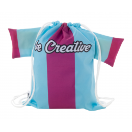 CreaDraw T Kids RPET. Rucsac cu șnur, pentru copii, personalizat, AP716553-01 - alb