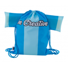 CreaDraw T Kids RPET. Rucsac cu șnur, pentru copii, personalizat, AP716553-06 - albastru