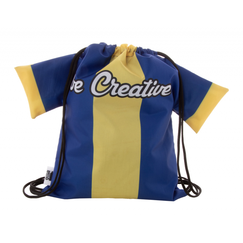 CreaDraw T Kids RPET. Rucsac cu șnur, pentru copii, personalizat, AP716553-10 - negru