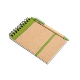 SONORA - Bloc notes reciclat și pix     IT3789-48, Lime