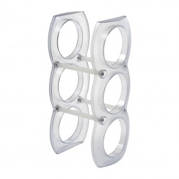 Plastic wine rack Montego Bay - 837806, Alb