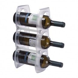 Plastic wine rack Montego Bay - 837806, Alb
