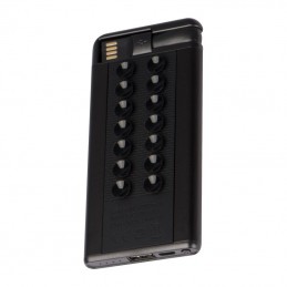 Powerbank 4000 mAh cu ventuză - 063803, Negru