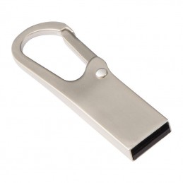 Pendrive USB metalic cu carabina-4GB - 2248207, Gri