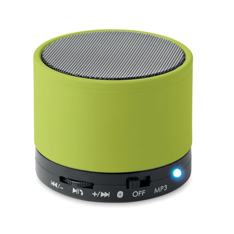 ROUND BASS - Boxă rotundă Bluetooth         MO8726-48, Lime