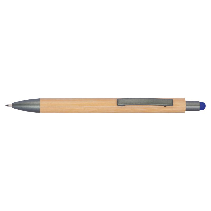 Touchpen din bambus - 1219404, Albastru