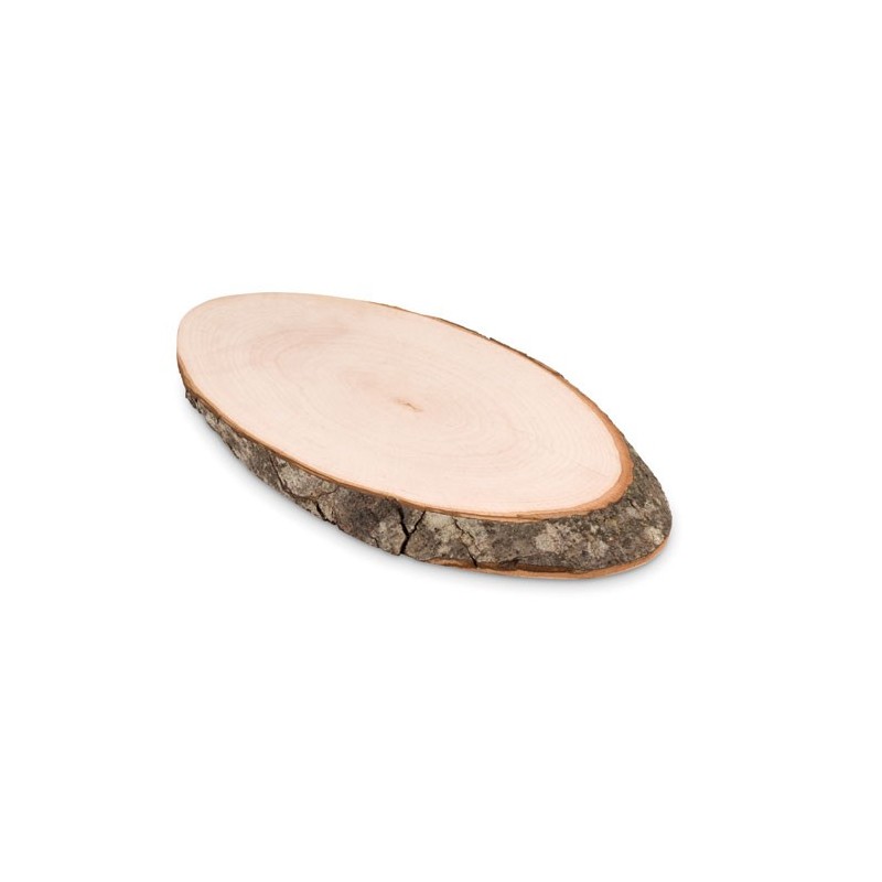 ELLWOOD RUNDA - Tocător oval cu scoarţă        MO8862-40, Wood