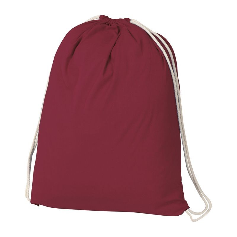 Cotton gymbag - 6002402, Bordeaux