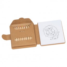 Carte de colorat ecologic - 2359013, Beige