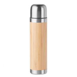 CHAN BAMBOO - Termos cu carcasă din bambus   MO9991-40, Wood